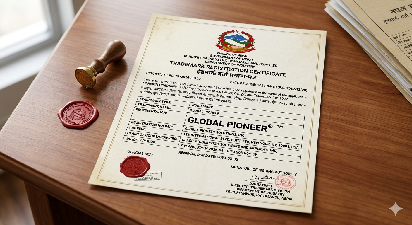 You are currently viewing Foreign Trademark Registration in Nepal: Legal Guide (2026)