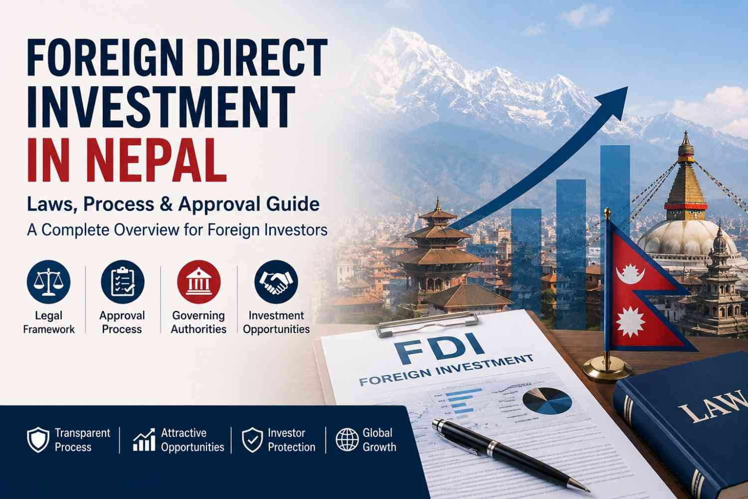 You are currently viewing Foreign Direct Investment (FDI) in Nepal: Law,  Process and Approval Guide 2026